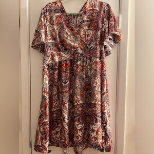 Multicolor mini dress from Shein